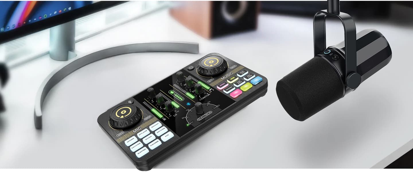 Studio-Grade USB RGB Condenser Microphone for PC