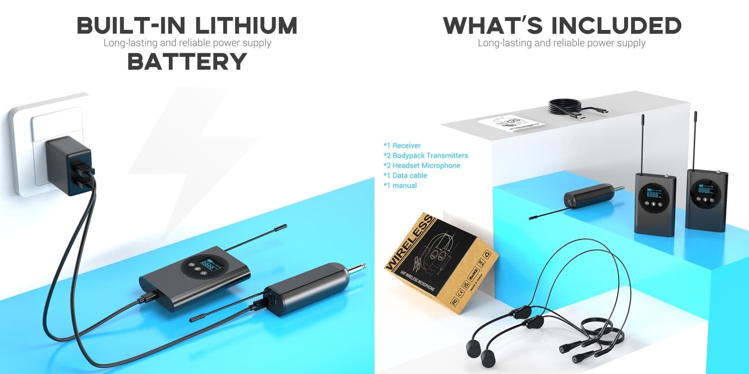 ZTW224-4 UHF Handheld Wireless Microphone