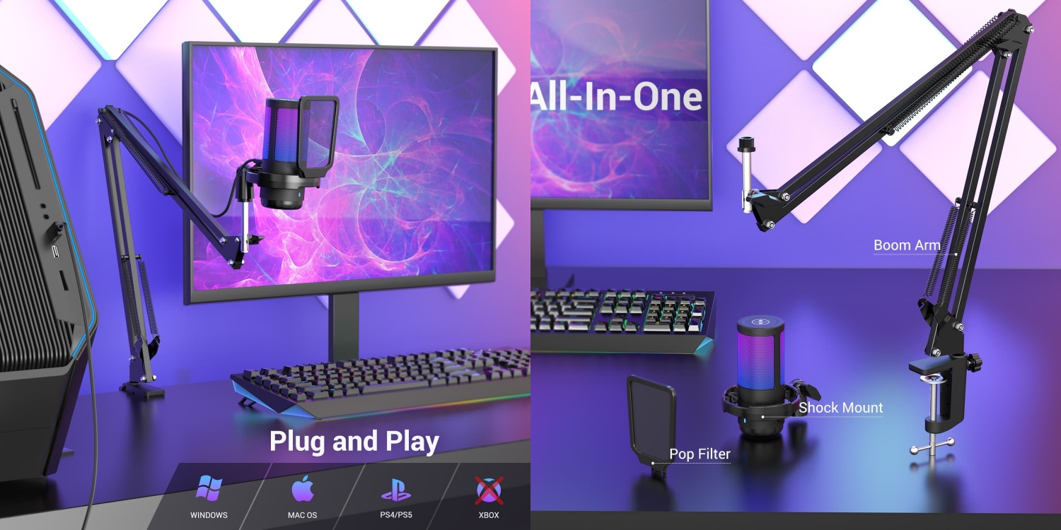 USB-C 4-Channel Sound Card for Audio Recording