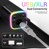 ZTT31S USB/XLR Mental Dynamic RGB Microphone for Gaming Podcasting