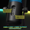 ZTD46 USB RGB Condenser Microphone for Gaming
